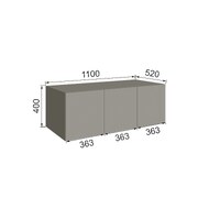 Антресоль Мадрид 1.1 400 Мокко