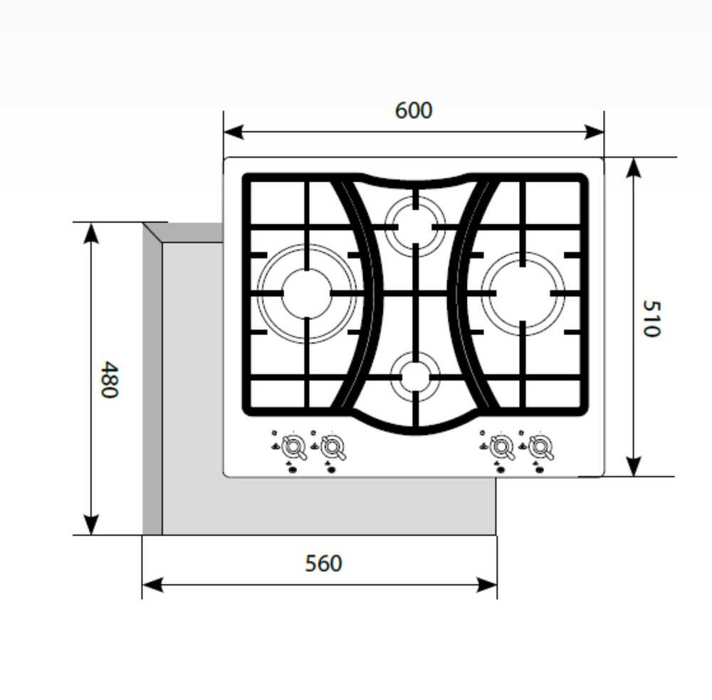 Газовая варочная поверхность LEX GVE 643C IV