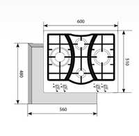 Газовая варочная поверхность LEX GVE 643C IV