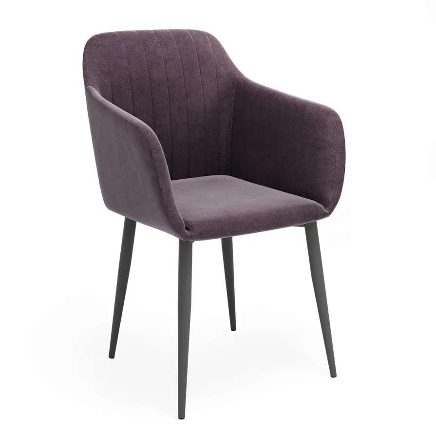 Стул ДИОР  ULTRA  PLUM каркас графит 