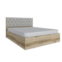Мадрид Кровать 1.6 МД-2 с ортопедическим основанием РОМБ Дуб делано